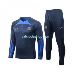 Paris Saint-Germain 2022-2023 Tute Felpe da Allenamento Blu SKU001