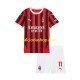 Maglia AC Milan Christian Pulisic 11 Gara Home Completo Bambino 2-13 Anni 2024-2025 MC