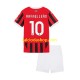 Maglia AC Milan Rafael Leao 10 Gara Home Completo Bambino 2-13 Anni 2024-2025 MC