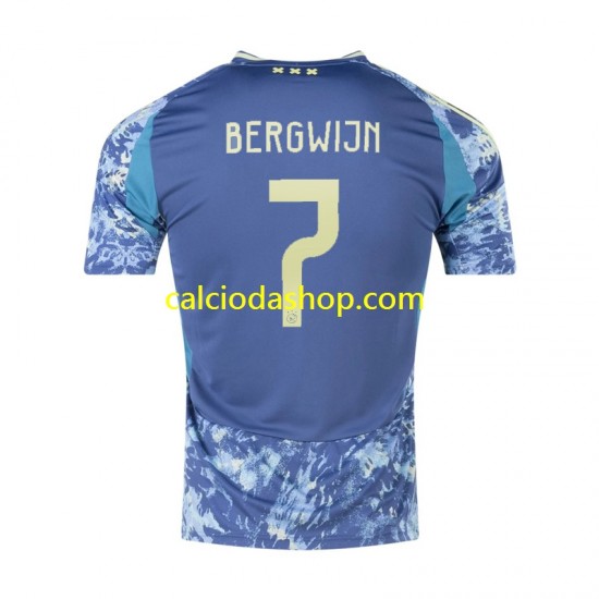 Maglia AFC Ajax Steven Bergwijn 7 Gara Away Uomo 2024-2025 MC