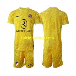 Maglia Portiere Atlético Madrid Gara Terza Completo Bambino 2-13 Anni 2024-2025 MC