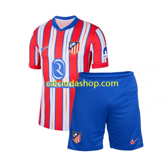 Maglia Atlético Madrid Gara Home Completo Bambino 2-13 Anni 2024-2025 MC