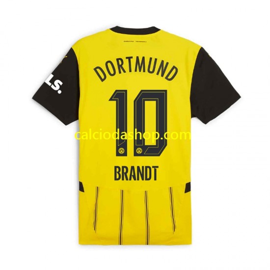 Maglia Borussia Dortmund Julian Brandt 10 Gara Home Uomo 2024-2025 MC