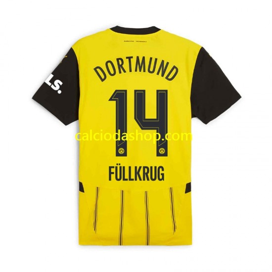 Maglia Borussia Dortmund Niclas Fullkrug 14 Gara Home Uomo 2024-2025 MC