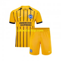 Maglia Brighton Hove Albion Gara Away Completo Bambino 2-13 Anni 2024-2025 MC