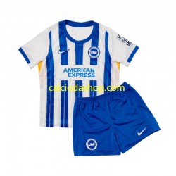 Maglia Brighton Hove Albion Gara Home Completo Bambino 2-13 Anni 2024-2025 MC