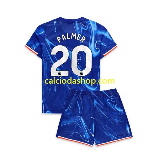 Maglia Chelsea Cole Palmer 20 Gara Home Completo Bambino 2-13 Anni 2024-2025 MC