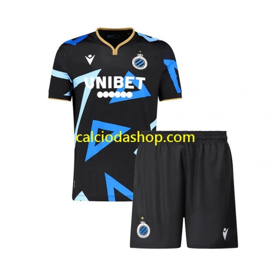 Maglia Club Brugge Gara Quarto Completo Bambino 2-13 Anni 2023-2024 MC