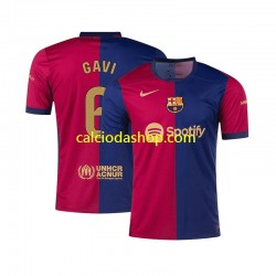 Maglia FC Barcelona GAVI 6 Gara Home Uomo 2024-2025 MC