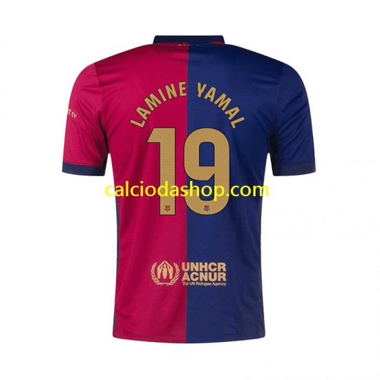 Maglia FC Barcelona Lamine Yamal 19 Gara Home Uomo 2024-2025 MC