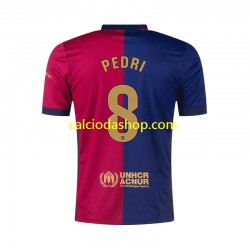 Maglia FC Barcelona PEDRI 8 Gara Home Uomo 2024-2025 MC