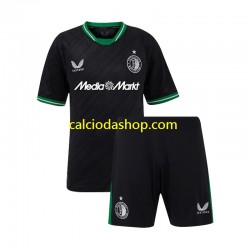 Maglia Feyenoord Rotterdam Gara Away Completo Bambino 2-13 Anni 2024-2025 MC