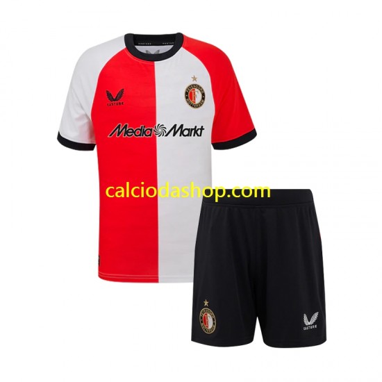 Maglia Feyenoord Rotterdam Gara Home Completo Bambino 2-13 Anni 2024-2025 MC