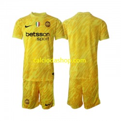 Maglia Portiere Inter Milan Gara Away Completo Bambino 2-13 Anni 2024-2025 MC