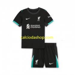 Maglia Liverpool Gara Away Completo Bambino 2-13 Anni 2024-2025 MC