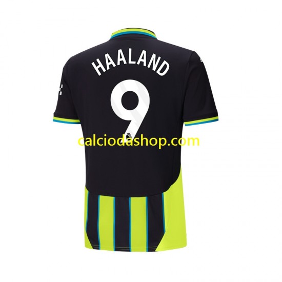 Maglia Manchester City Haaland 9 Gara Away Uomo 2024-2025 MC