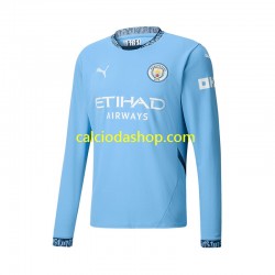 Maglia Manchester City Gara Home Uomo 2024-2025 ML