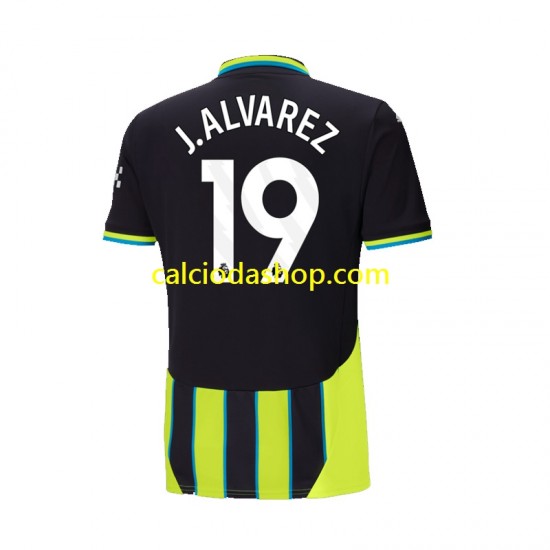 Maglia Manchester City Julian Alvarez 19 Gara Away Uomo 2024-2025 MC