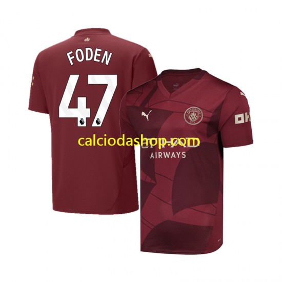 Maglia Manchester City Phil Foden 47 Gara Terza Uomo 2024-2025 MC