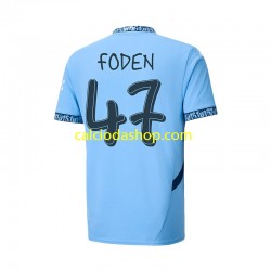 Maglia Manchester City UCL Font FODEN 47 Gara Home Uomo 2024-2025 MC