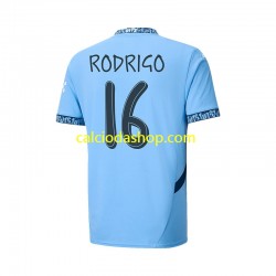 Maglia Manchester City UCL Font RODRIGO 16 Gara Home Uomo 2024-2025 MC