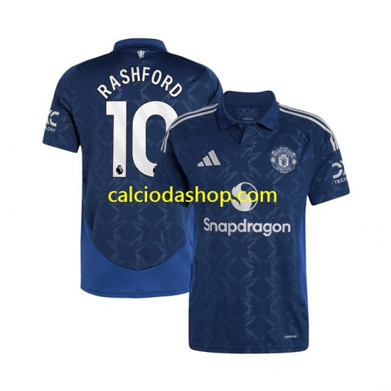 Maglia Manchester United Marcus Rashford 10 Gara Away Uomo 2024-2025 MC