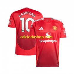 Maglia Manchester United Marcus Rashford 10 Gara Home Uomo 2024-2025 MC