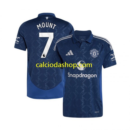 Maglia Manchester United Mason Mount 7 Gara Away Uomo 2024-2025 MC