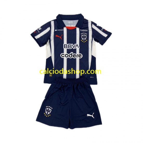 Maglia Monterrey Gara Home Completo Bambino 2-13 Anni 2024-2025 MC