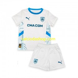 Maglia Olympique de Marseille Gara Home Completo Bambino 2-13 Anni 2024-2025 MC