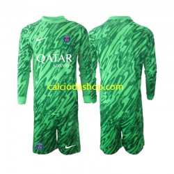 Maglia Portiere Paris Saint-Germain Gara Away Completo Bambino 2-13 Anni 2024-2025 ML