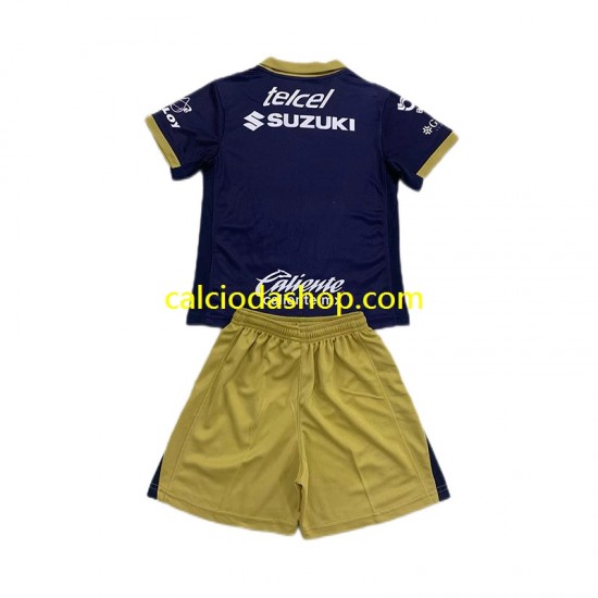 Maglia Pumas UNAM Gara Away Completo Bambino 2-13 Anni 2024-2025 MC