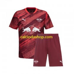 Maglia RB Leipzig Gara Away Completo Bambino 2-13 Anni 2024-2025 MC