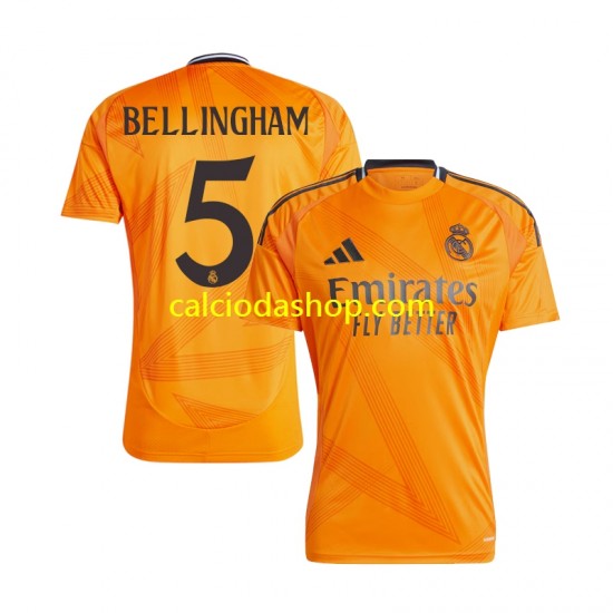 Maglia Real Madrid BELLINGHAM 5 Gara Away Uomo 2024-2025 MC