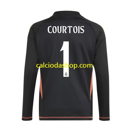 Maglia Portiere Real Madrid Thibaut Courtois 1 Gara Away Uomo 2024-2025 MC