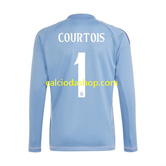 Maglia Portiere Real Madrid Thibaut Courtois 1 Gara Home Uomo 2024-2025 ML