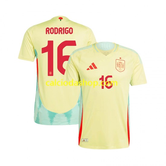 Maglia Spagna RODRIGO 16 Gara Away Uomo Euro 2024 MC