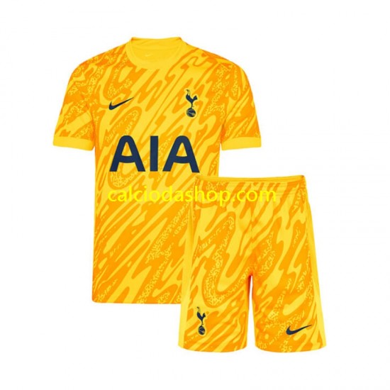 Maglia Portiere Tottenham Hotspur Gara Home Completo Bambino 2-13 Anni 2024-2025 MC