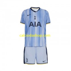 Maglia Tottenham Hotspur Gara Away Completo Bambino 2-13 Anni 2024-2025 MC