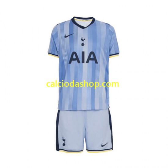 Maglia Tottenham Hotspur Gara Away Completo Bambino 2-13 Anni 2024-2025 MC