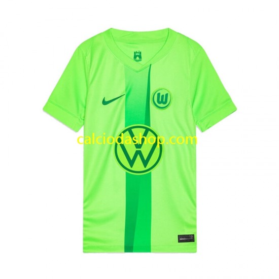 Maglia VfL Wolfsburg Gara Home Uomo 2024-2025 MC