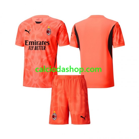 Maglia Portiere AC Milan Gara Quarto Completo Bambino 2-13 Anni 2024-2025 MC