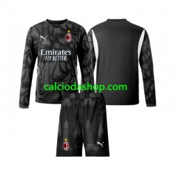 Maglia Portiere AC Milan Gara Home Completo Bambino 2-13 Anni 2024-2025 ML