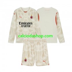 Maglia Portiere AC Milan Gara Terza Completo Bambino 2-13 Anni 2024-2025 ML