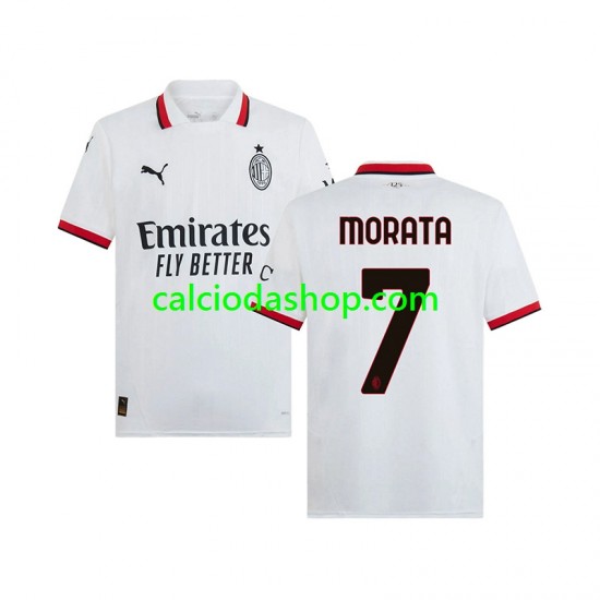 Maglia AC Milan Morata 7 Gara Away Uomo 2024-2025 MC