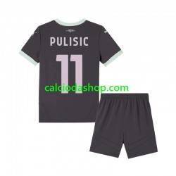 Maglia AC Milan Pulisic 11 Gara Terza Completo Bambino 2-13 Anni 2024-2025 MC