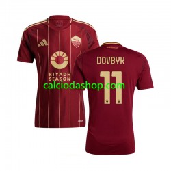 Maglia AS Roma Artem Dovbyk 11 Gara Home Uomo 2024-2025 MC