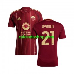 Maglia AS Roma Paulo Dybala 21 Gara Home Uomo 2024-2025 MC