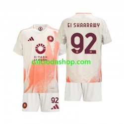 Maglia AS Roma Stephan El Shaarawy 92 Gara Away Completo Bambino 2-13 Anni 2024-2025 MC