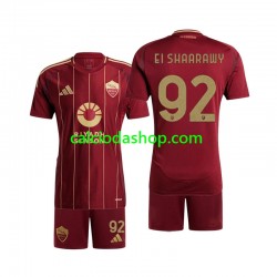 Maglia AS Roma Stephan El Shaarawy 92 Gara Home Completo Bambino 2-13 Anni 2024-2025 MC